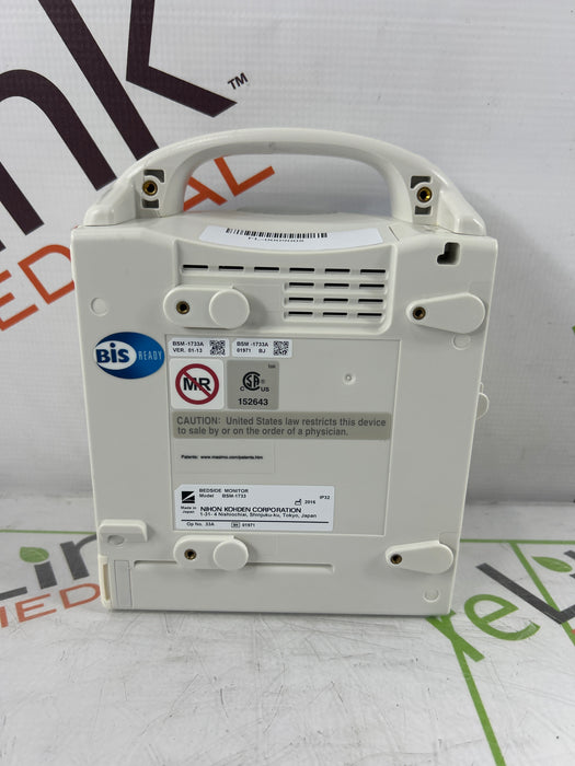Nihon Kohden BSM-1733 Life Scope PT Transport Patient Monitor