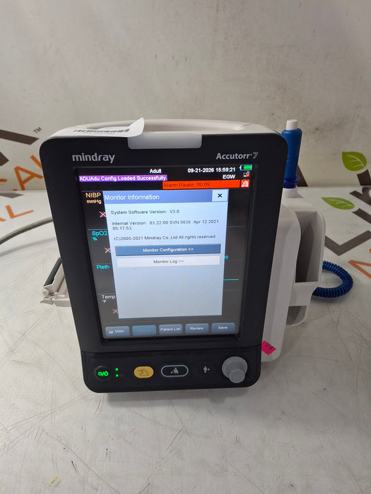 Mindray Accutorr 7 Vital Signs Monitor