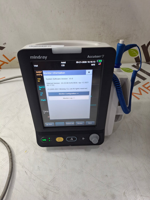 Mindray Accutorr 7 Vital Signs Monitor