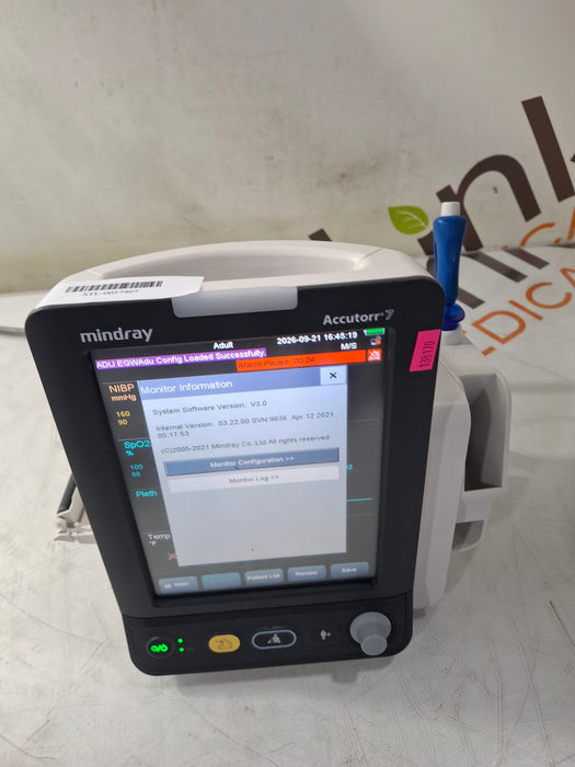 Mindray Accutorr 7 Vital Signs Monitor