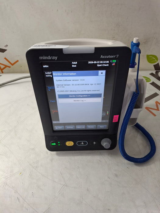 Mindray Accutorr 7 Vital Signs Monitor