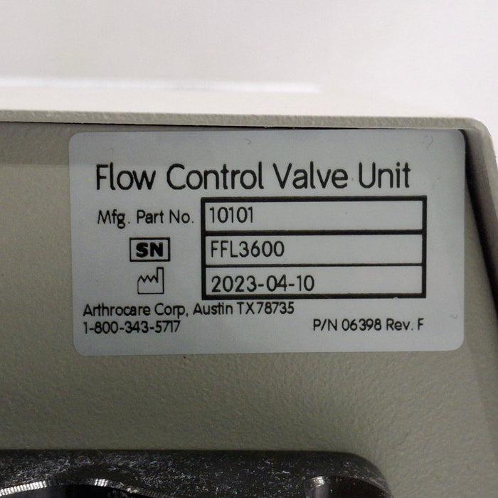 ArthroCare Corporation Coblator II Flow Control Valve Unit