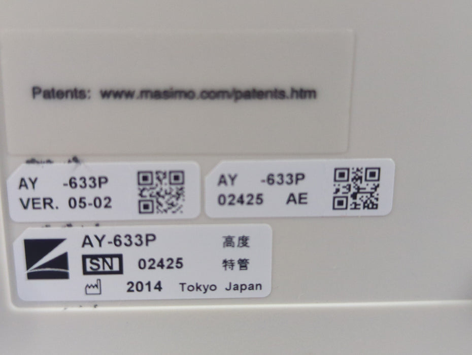 Nihon Kohden AY-633P Lifescope Patient Bedside Module