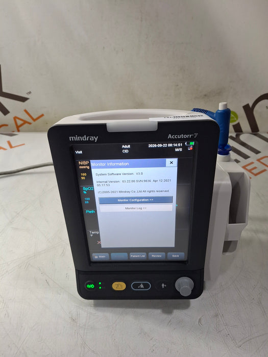 Mindray Accutorr 7 Vital Signs Monitor