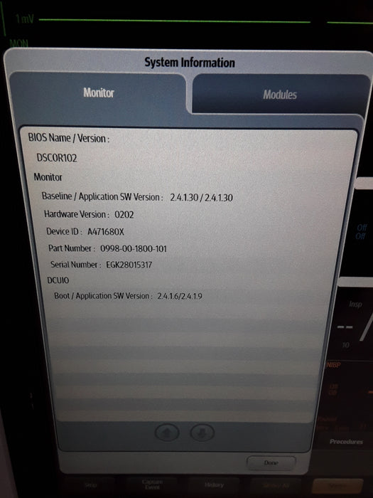 Mindray V12 Bedside Patient Monitor