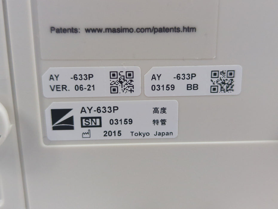 Nihon Kohden AY-633P Lifescope Patient Bedside Module