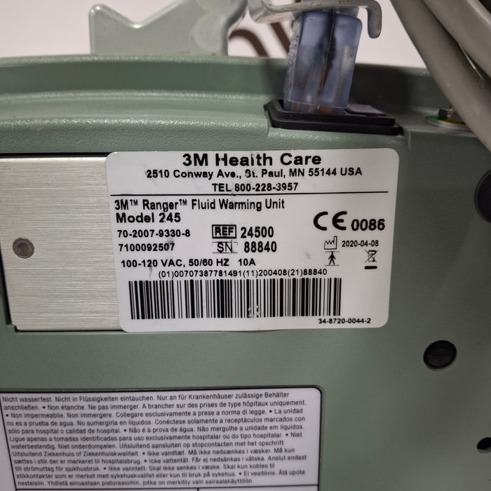 3M 3M Ranger Model 245 Fluid Warming Unit Surgical Equipment reLink Online