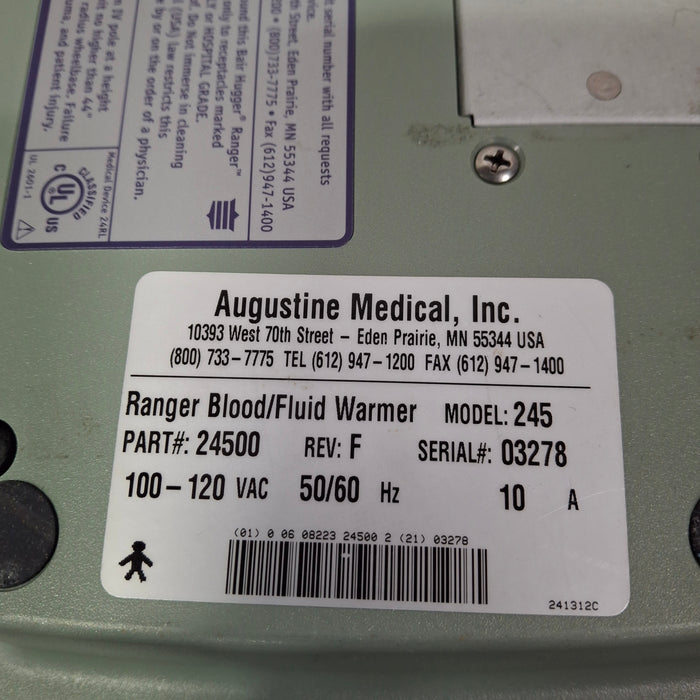 3M Ranger Model 245 Fluid Warming Unit