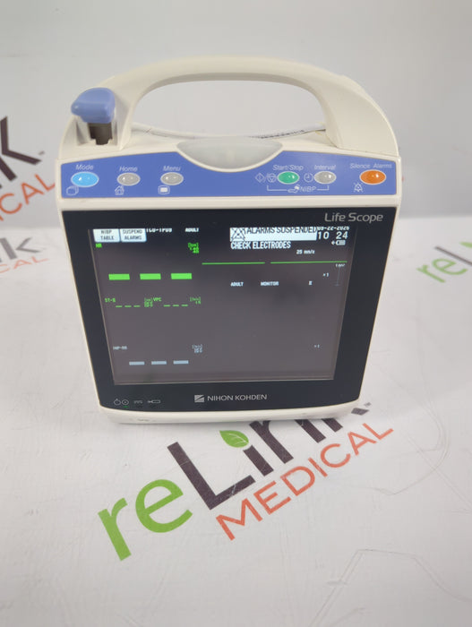 Nihon Kohden BSM-1733 Life Scope PT Transport Patient Monitor