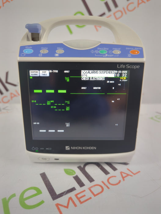 Nihon Kohden BSM-1733 Life Scope PT Transport Patient Monitor