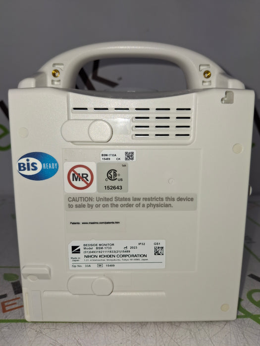 Nihon Kohden BSM-1733 Life Scope PT Transport Patient Monitor