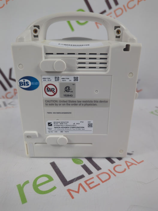 Nihon Kohden BSM-1733 Life Scope PT Transport Patient Monitor