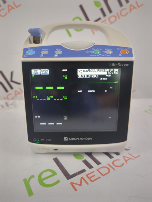 Nihon Kohden BSM-1733 Life Scope PT Transport Patient Monitor