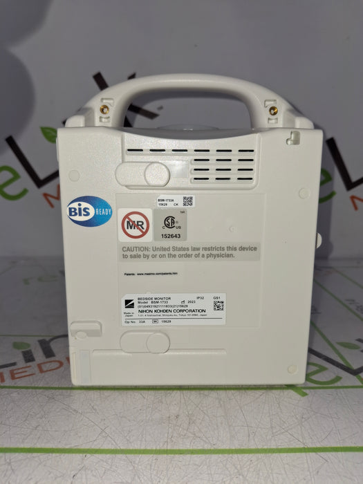 Nihon Kohden BSM-1733 Life Scope PT Transport Patient Monitor