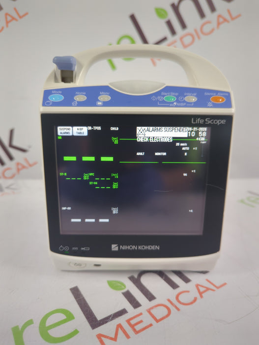 Nihon Kohden BSM-1733 Life Scope PT Transport Patient Monitor
