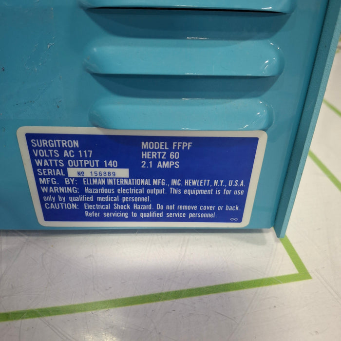 Ellman FFPF Surgitron Electrosurgical Unit