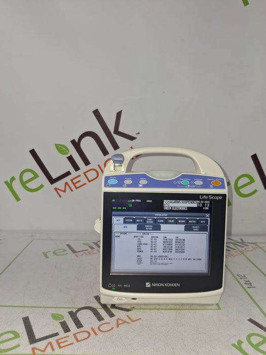 Nihon Kohden BSM-1733 Life Scope PT Transport Patient Monitor
