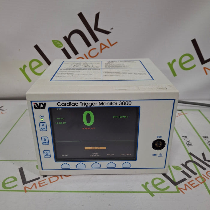Ivy Biomedical Cardiac Trigger 3000 Patient Monitor
