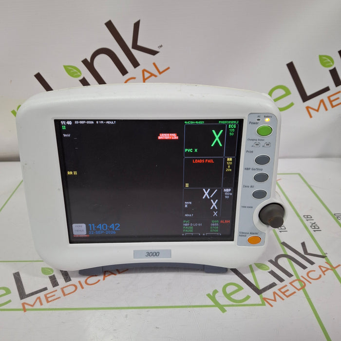 GE Healthcare Dash 3000 - GE/Nellcor SpO2 Patient Monitor