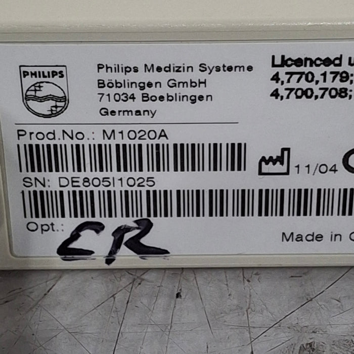 Hewlett Packard Hewlett Packard M1020A SpO2/PLETH Single Parameter Module Patient Monitors reLink Online