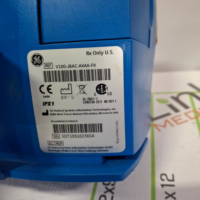 GE Healthcare Dinamap V100 - NIBP, SpO2, Temp Vital Signs Monitor