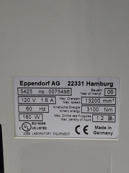 Eppendorf 5415D Centrifuge