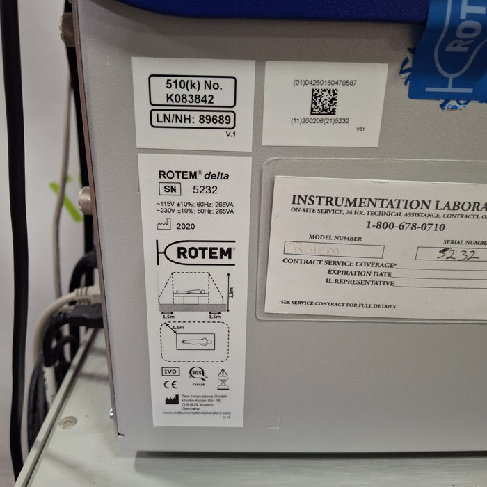 Rotem Delta Rotational Thromboelastometry System