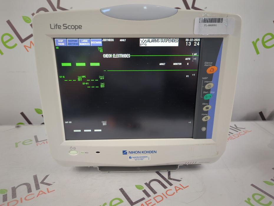 Nihon Kohden Life Scope BSM-3532 Bedside Monitor