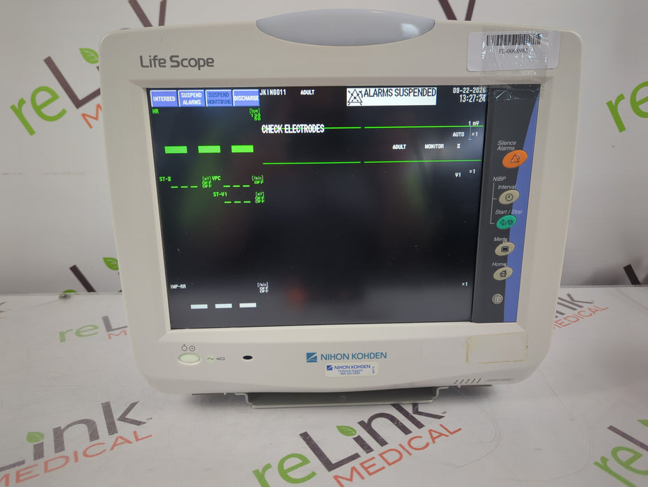 Nihon Kohden Life Scope BSM-3532 Bedside Monitor