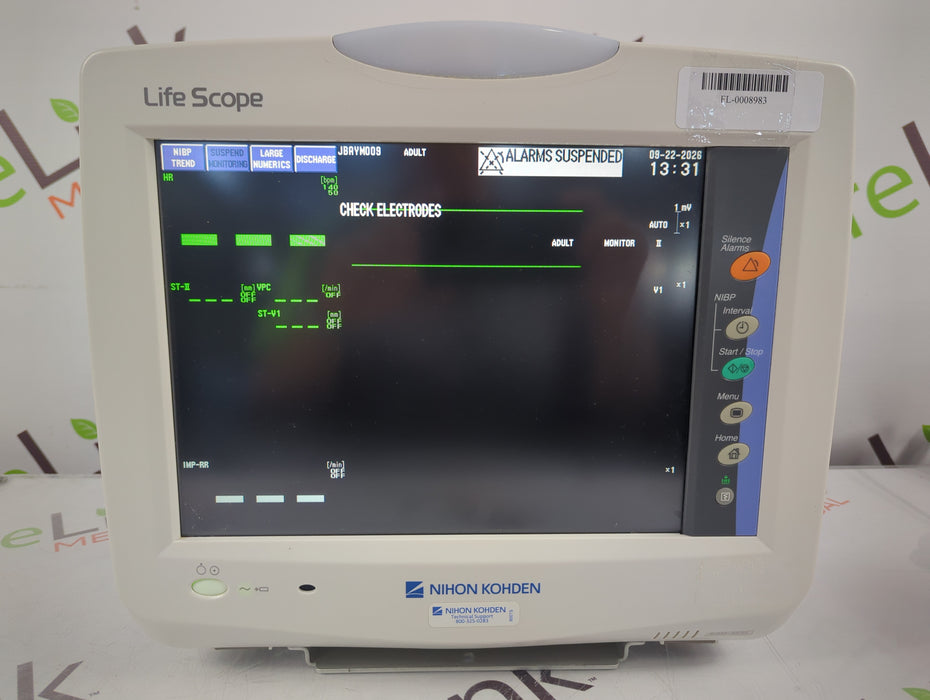 Nihon Kohden Life Scope BSM-3532 Bedside Monitor