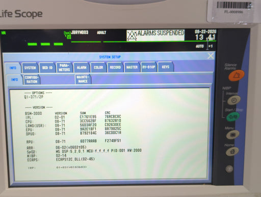 Nihon Kohden Nihon Kohden Life Scope BSM-3532 Bedside Monitor Patient Monitors reLink Online