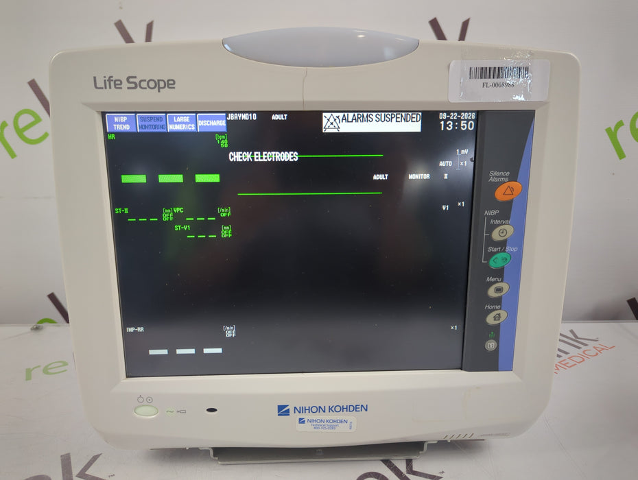 Nihon Kohden Life Scope BSM-3532 Bedside Monitor