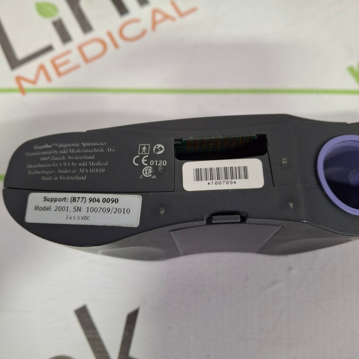 NDD Medical Technologies Inc EasyOne Plus 2001 Diagnostic Spirometry System