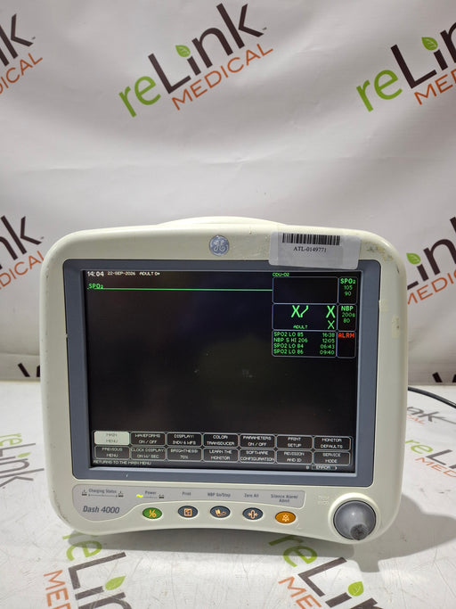 GE Healthcare GE Healthcare Dash 4000 - Masimo SpO2 Patient Monitor Patient Monitors reLink Online