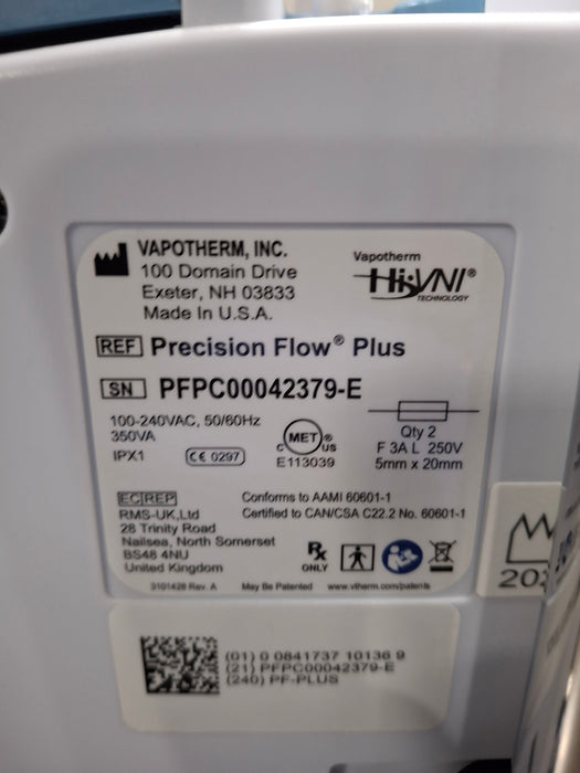 Vapotherm Vapotherm Precision Flow Plus Meter Humidifier Respiratory reLink Online