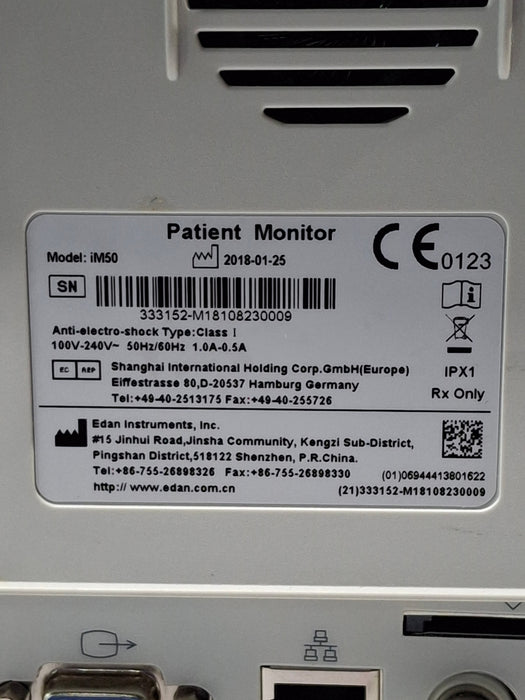 Edan iM50 Patient Monitor