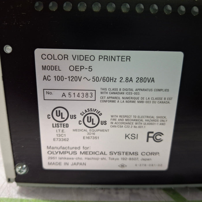 Olympus OEP-5 Color Video Printer