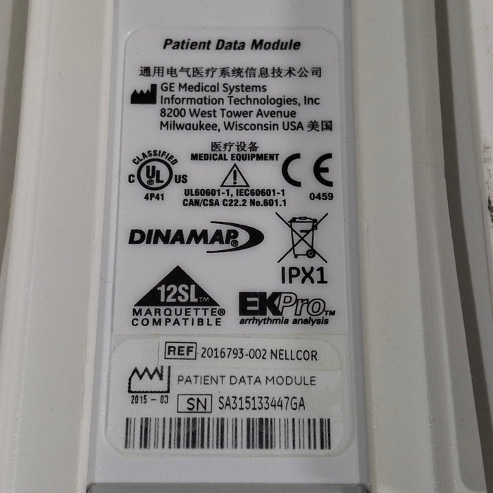 GE Healthcare PDM Nellcor Patient Data Module
