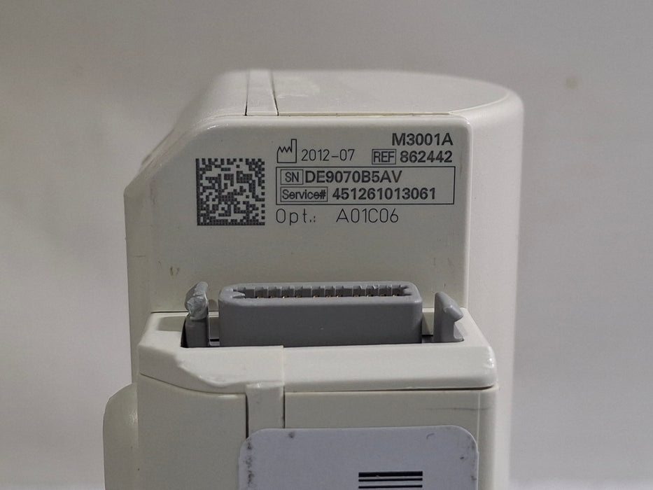 Philips M3001A-A01C06 Fast SpO2, NIBP, ECG, Temp, IBP MMS Module