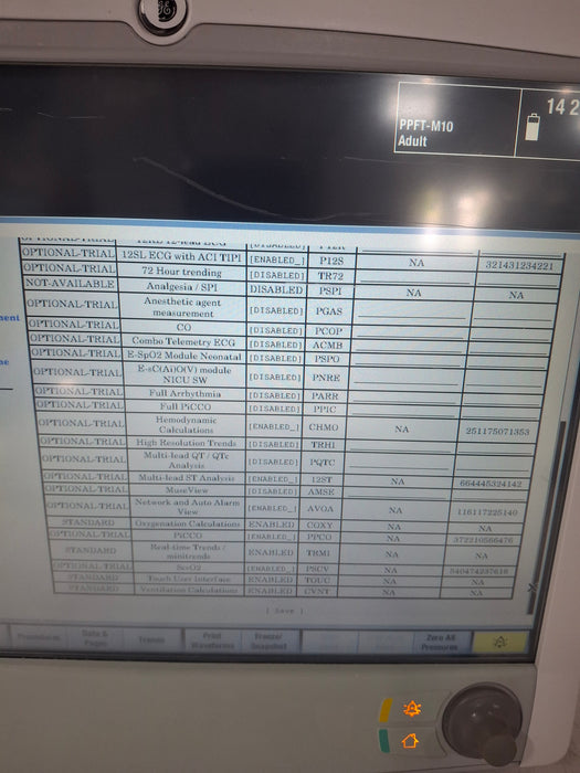 GE Healthcare Carescape B650 Post Anesthesia Care Patient Monitor