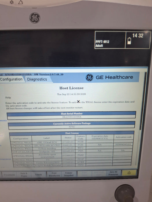 GE Healthcare GE Healthcare Carescape B650 Post Anesthesia Care Patient Monitor Patient Monitors reLink Online
