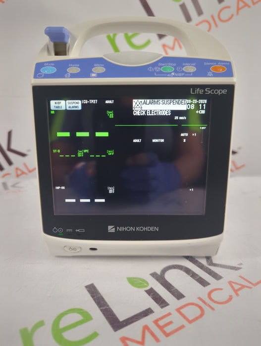 Nihon Kohden BSM-1733 Life Scope PT Transport Patient Monitor