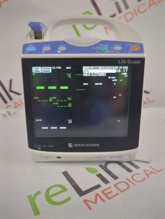 Nihon Kohden BSM-1733 Life Scope PT Transport Patient Monitor