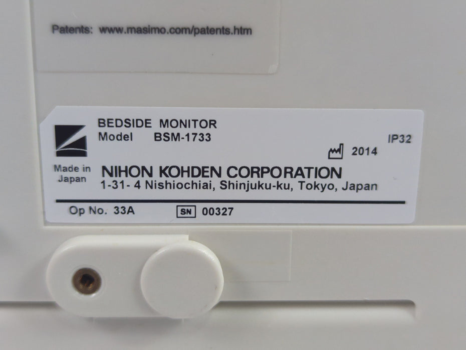 Nihon Kohden Nihon Kohden BSM-1733 Life Scope PT Transport Patient Monitor Patient Monitors reLink Online