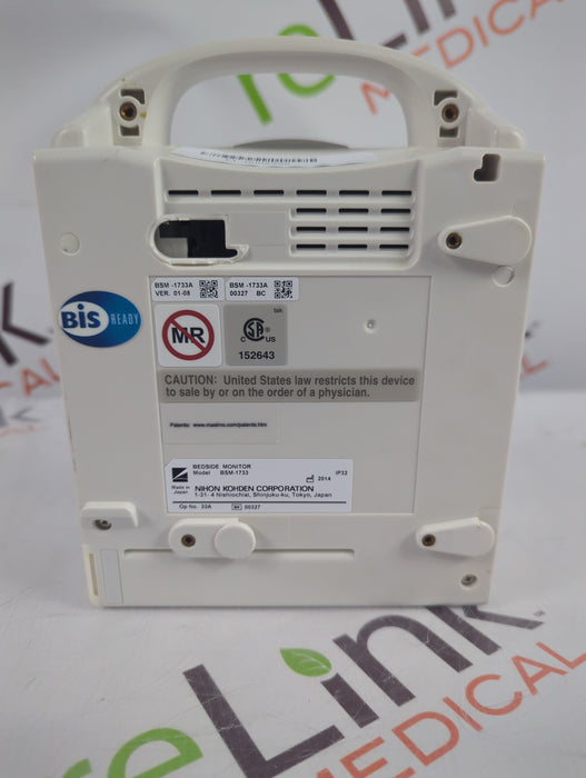 Nihon Kohden Nihon Kohden BSM-1733 Life Scope PT Transport Patient Monitor Patient Monitors reLink Online