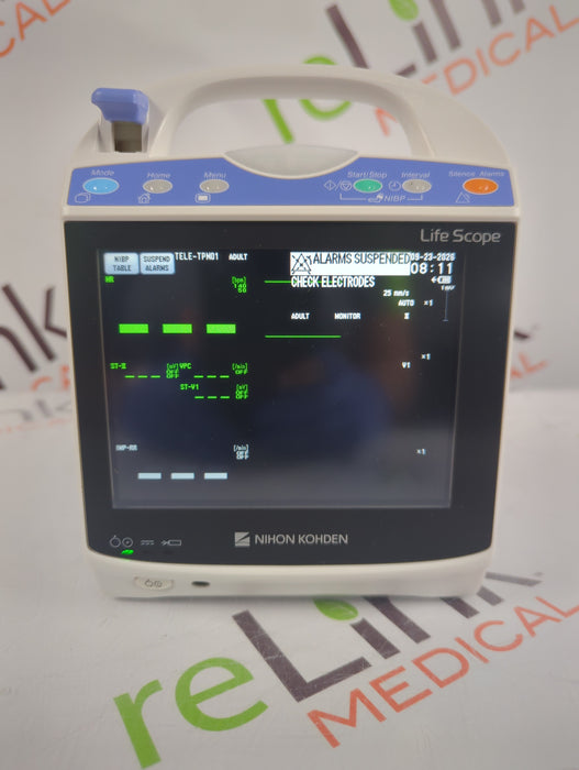 Nihon Kohden BSM-1733 Life Scope PT Transport Patient Monitor