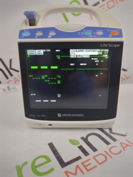 Nihon Kohden BSM-1733 Life Scope PT Transport Patient Monitor