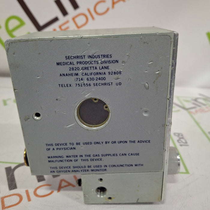 Sechrist 3500HL Air-Oxygen Mixer