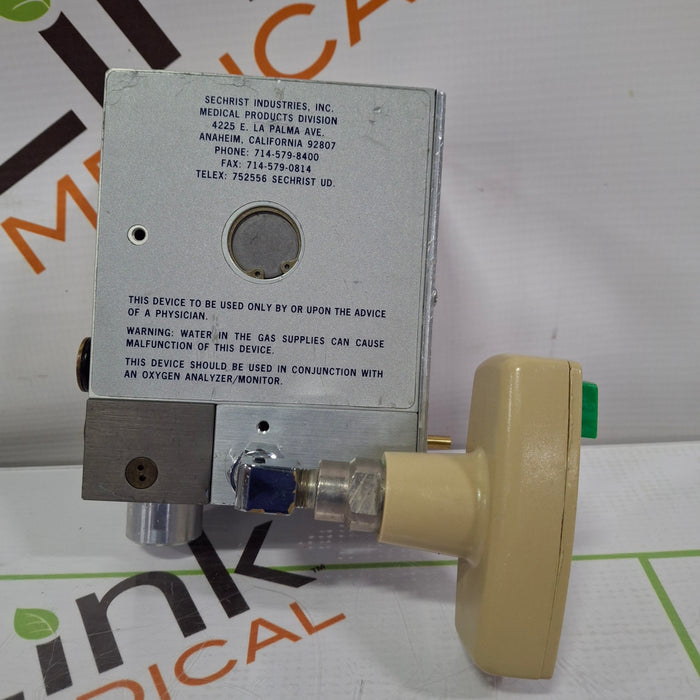 Sechrist 3500HL Air-Oxygen Mixer