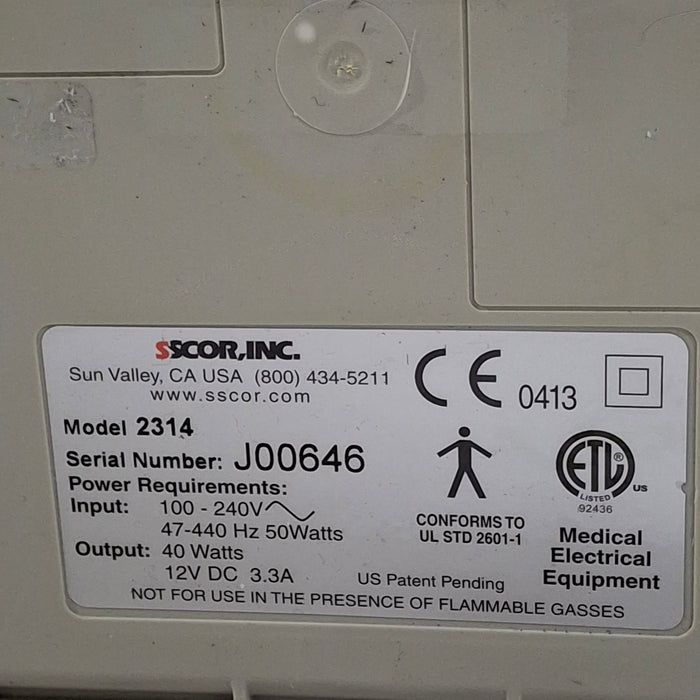 SSCOR, Inc. 2314 Portable Aspirator